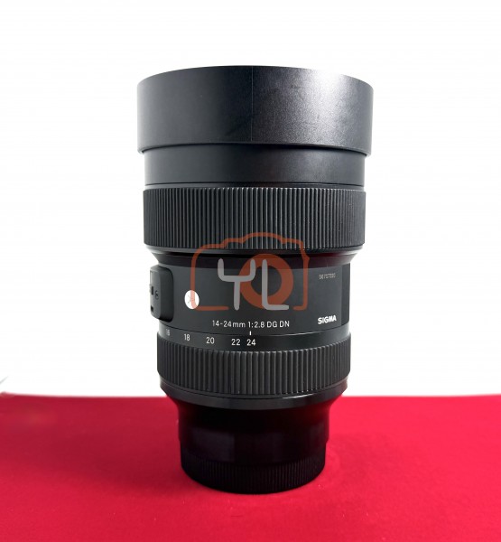 [USED-PJ33] Sigma 14-24mm F2.8 DG DN Art Lens (Sony FE), 90% Like New Condition (S/N:56707320)