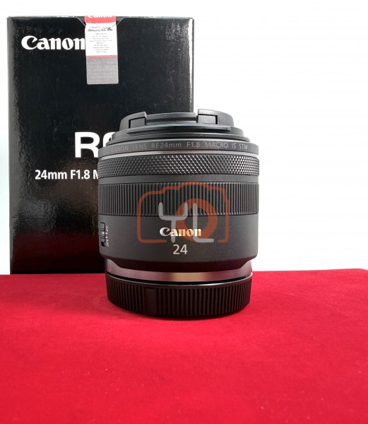 [USED-PJ33] Canon 24mm F1.8 Macro IS STM RF, 95% Like New Condition (S/N:3522000083)