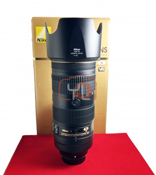 [USED-PJ33] Nikon 70-200mm F2.8 E FL VR AFS, 95% Like New Condition (S/N:252800)