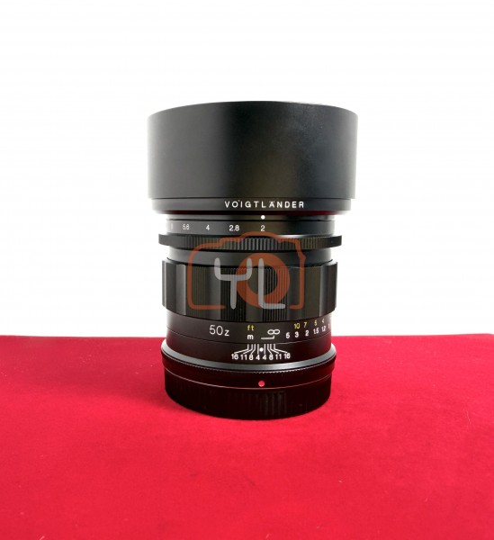[USED-PJ33] Voigtlander 50mm F2 II APOLanthar (Nikon Z), 95% Like New Condition (S/N:7551211)