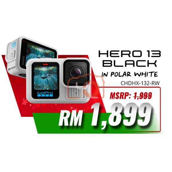 GoPro HERO13 Black in Polar White (Limited Edition) (Halloween Promo)