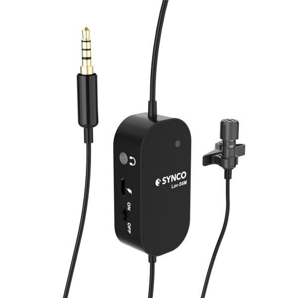 Synco Audio Lav-S6M Lavalier Omnidirectional Condenser Microphone