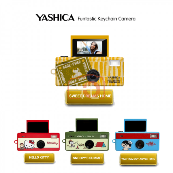 YASHICA Funtastic Keychain Camera (Sweet Dreams Home)
