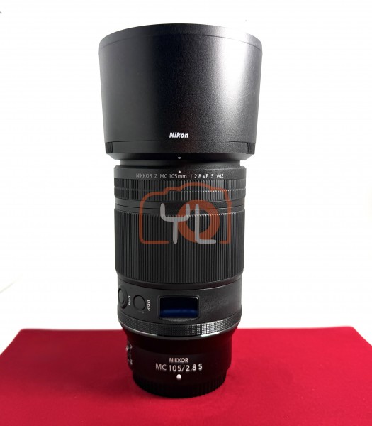[USED-PJ33] Nikon 105mm F2.8 S Macro VR Z, 95% Like New Condition (S/N:20089940)
