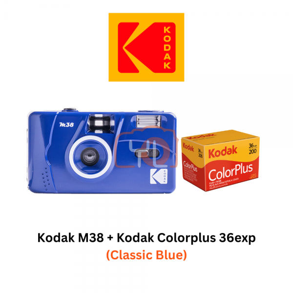 Kodak M38 Film Camera + Kodak Colorplus 200 (Classic Blue)