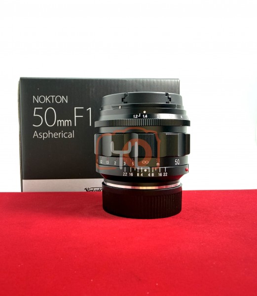 [USED-PJ33] Voigtlander 50mm F1.2 II Nokton ASPH VM ( Leica M-Mount), 99% Like New Condition (S/N:7560994)