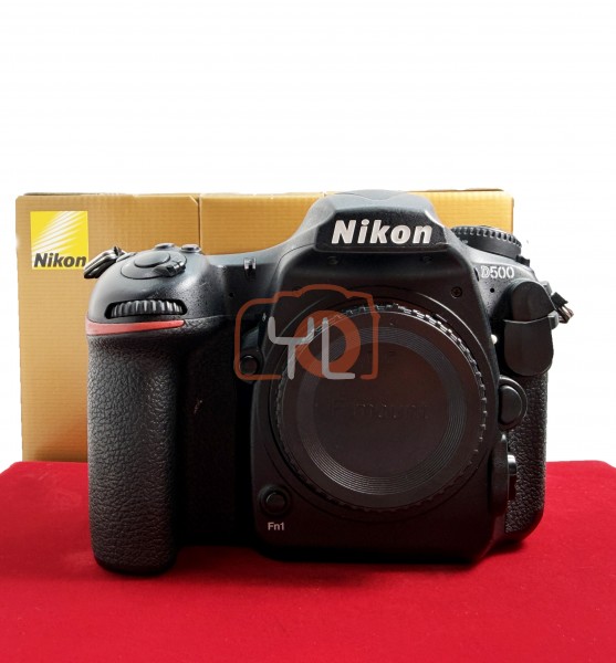 [USED-PJ33] Nikon D500 Body (Shutter Count :20K) , 90% Condition Like New (S/N:8508913)