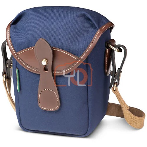Billingham 72 Camera Bag (Navy Canvas/Chocolate Leather Trim, 1.4L)