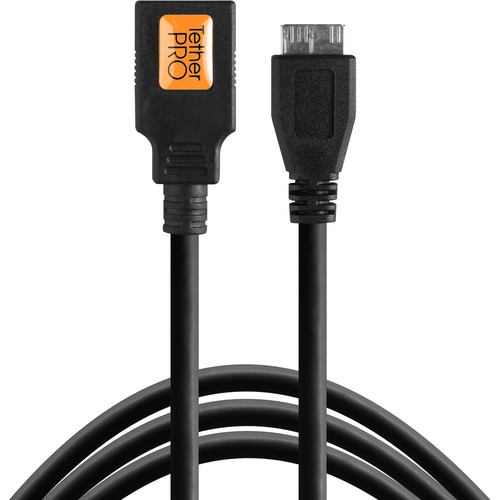 Tether Tools CU5465 TetherPro USB 3.0 Micro-USB Adapter (Black)