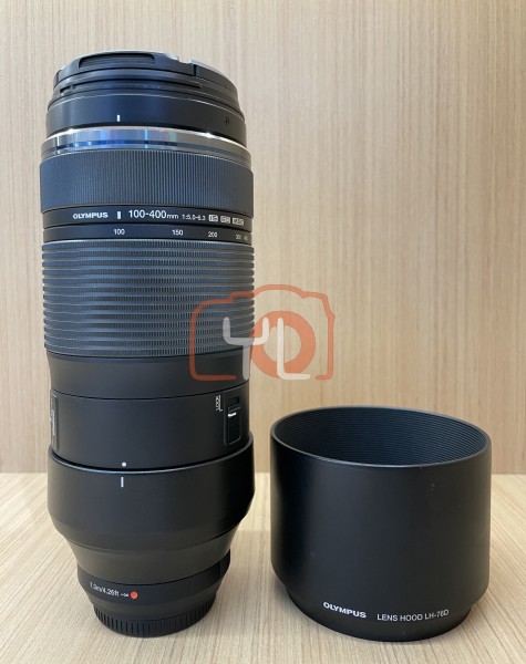 [USED @ IOI CITY]-Olympus M.Zuiko Digital ED 100-400mm F5-6.3 IS Lens,90% Condition Like New,S/N:351516843