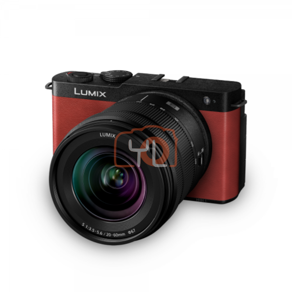 Panasonic Lumix S9 Camera Kit S 20-60mm f3.5-5.6 Lens (Crimson Red) (FREE SANDISK 64GB EXTREME PRO SD CARD and Extra Battery BLK22PPB Battery at https://bit.ly/LumixXmas25)