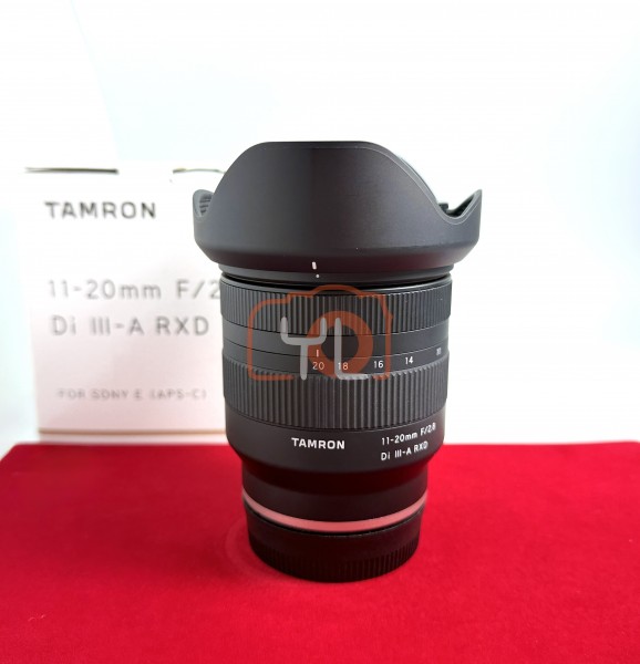 [USED-PJ33]  Tamron 11-20mm F2.8 Di III-A RXD (Sony E), 95% Like New Condition (S/N:002436)