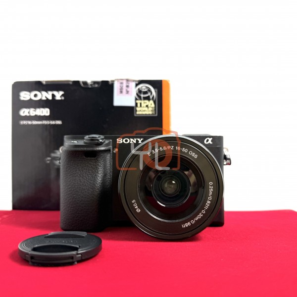 [USED-PJ33] Sony A6400 Kit 16-50mm F3.5-5.6 (Shutter Count: 11K), 90% Like New Condition (S/N:4665393)