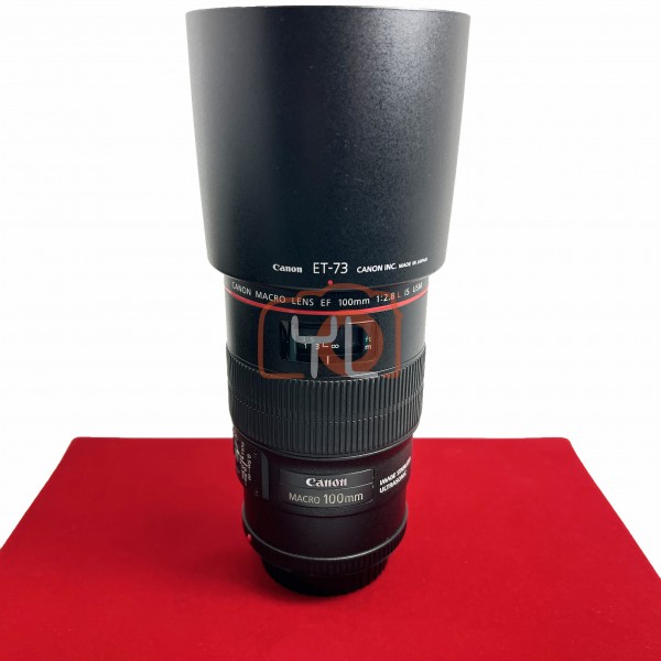 [USED-PJ33] Canon 100mm F2.8 L Macro IS USM EF ,90% Like New Condition (S/N:5150232)