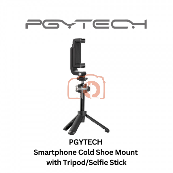 PGYTECH Smartphone Cold Shoe Mount with Tripod/Selfie Stick (P-GM-219)