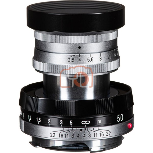 Voigtlander APO-LANTHAR 50mm f3.5 Type I VM Lens (Leica M, Black and Chrome)