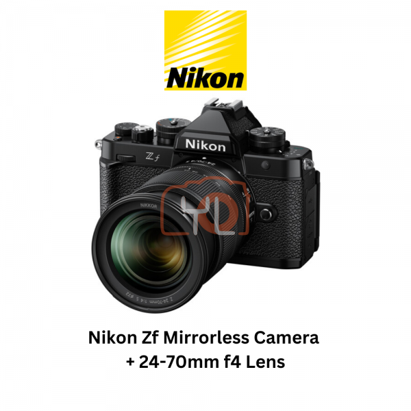 Nikon Zf Mirrorless Camera + 24-70mm f4 Lens