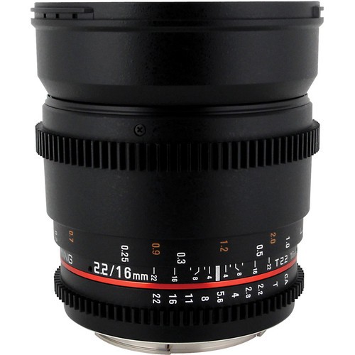 Samyang 16mm T2.2 Cine Lens for Pentax K