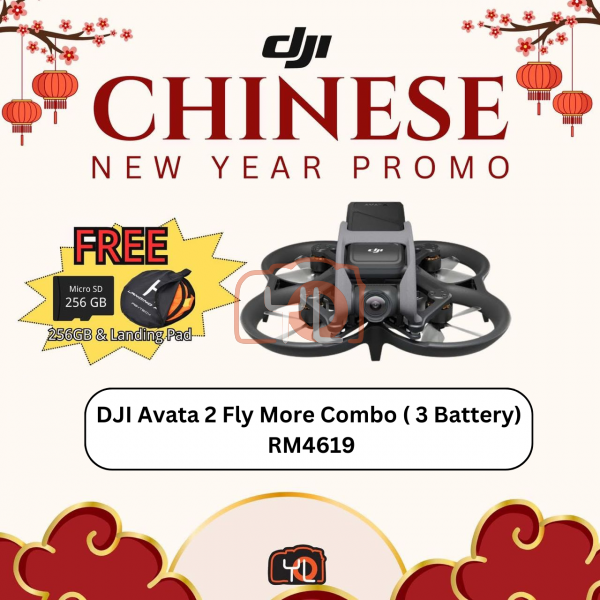 DJI Avata 2 FPV Drone with 3-Battery Fly More Combo