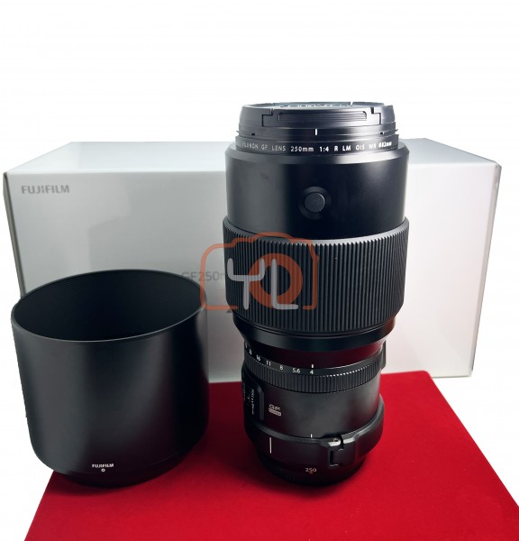 [USED-PJ33] Fujifilm GF 250mm F4 R LM OIS WR , 95% Like New Condition (S/N:86A00839)