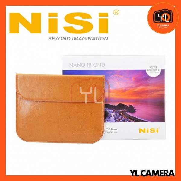NiSi 150x170mm Nano IR Soft Graduated Neutral Density Filter – ND16 (1.2) – 4 Stop