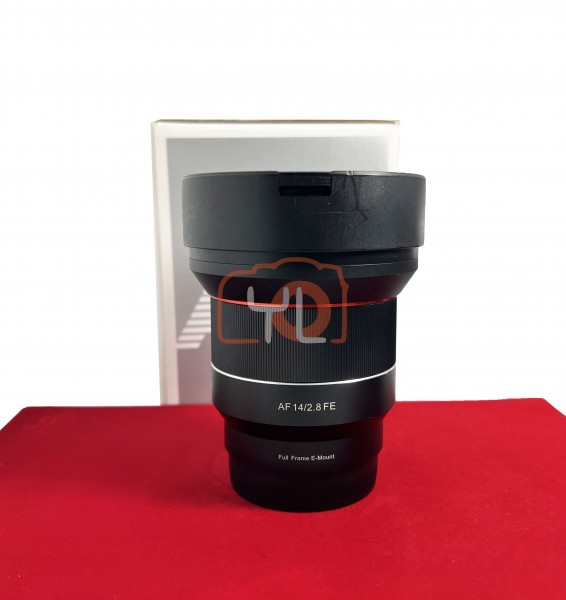[USED-PJ33] Samyang 14MM F2.8 AF FE (Sony FE Mount), 90% Like New Condition (S/N:DBP12473)