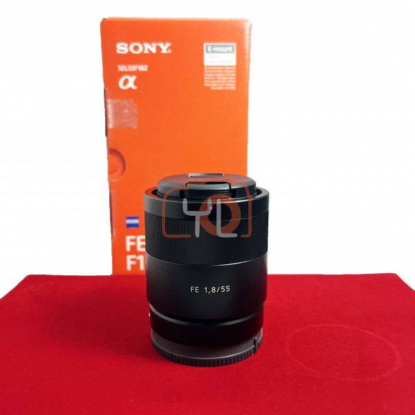 [USED-PJ33] Sony 55mm F1.8 ZA FE (No Lens Hood) , 90% Like New Condition (S/N:0488139)