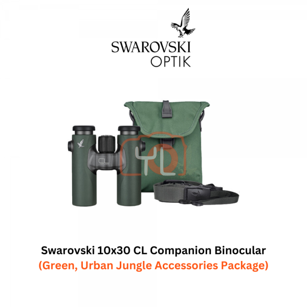Swarovski 10x30 CL Companion Binocular (Green, Urban Jungle Accessories Package)