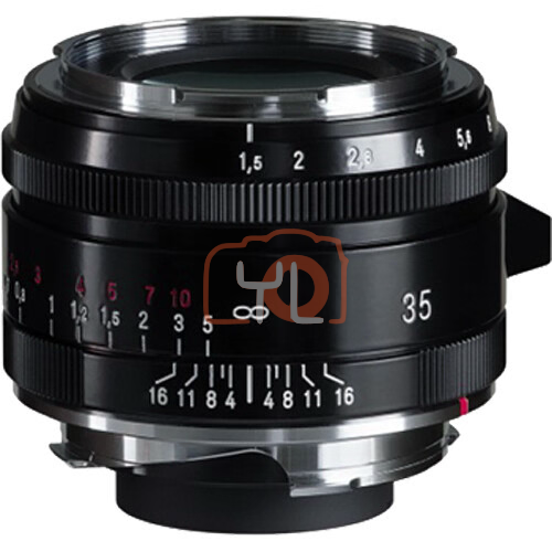 Voigtlander Nokton Vintage Line 35mm f/1.5 Aspherical Type II VM Lens (Black) (Free LH-12 lens hood)