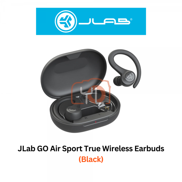JLab GO Air Sport True Wireless Earbuds (Black)