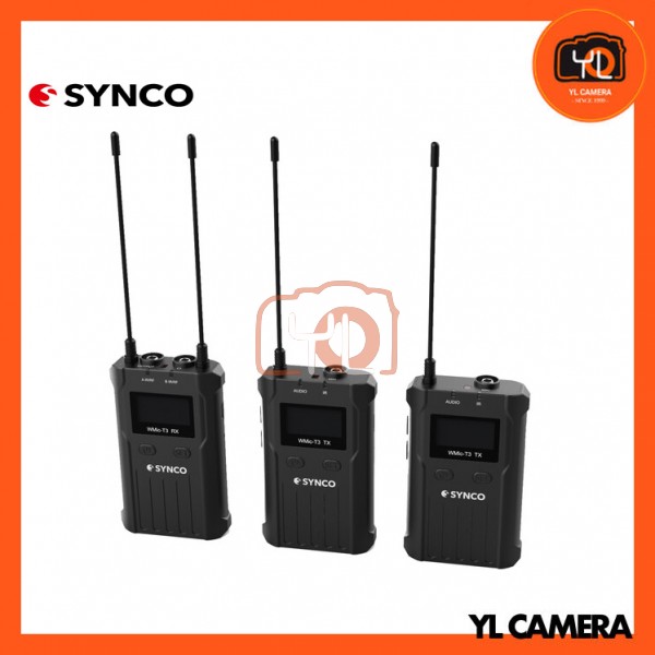 Synco WMic-T3 Wireless Lavalier Microphone System (UHF: 512 to 589 MHz)