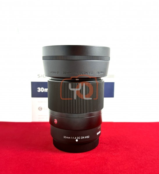 [USED-PJ33] Sigma 30mm F1.4 DC DN Contemporary (Fujifilm X) , 95% Like New Condition (S/N:57456961)