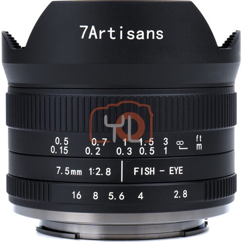 7artisans Photoelectric 7.5mm f2.8 II Fisheye Lens for Canon EOS-M