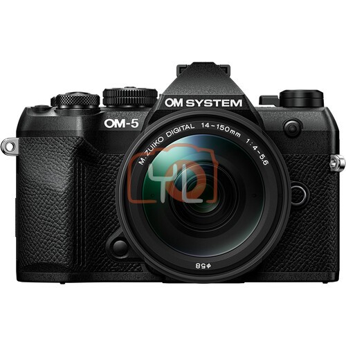 OM SYSTEM OM-5 Mark II Mirrorless Camera with 14-150mm f/4-5.6 II Lens (Black)