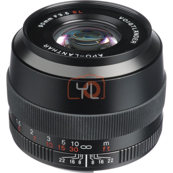 Voigtlander 90mm f3.5 SL-II APO-Lanthar Lens for Canon EOS (Black)