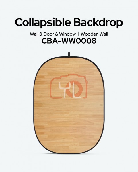 Godox CBA-WW0008 Wooden Wall Collapsible Backdrop