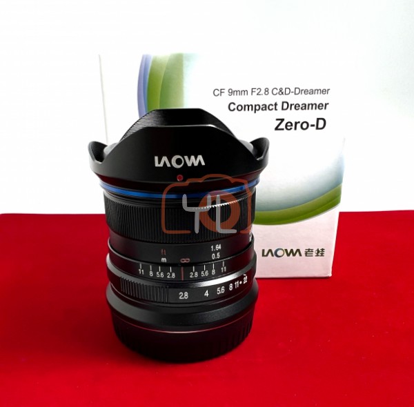 [USED-PJ33] Laowa 9mm F2.8 Zero D (Fujifilm X) , 95%Like New Condition (S/N:010228)