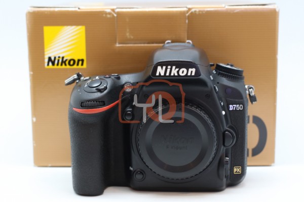 [USED-PUDU] NIKON D750 CAMERA BODY 85%LIKE NEW CONDITION SN:2028205 (Shutter Counter:105K)