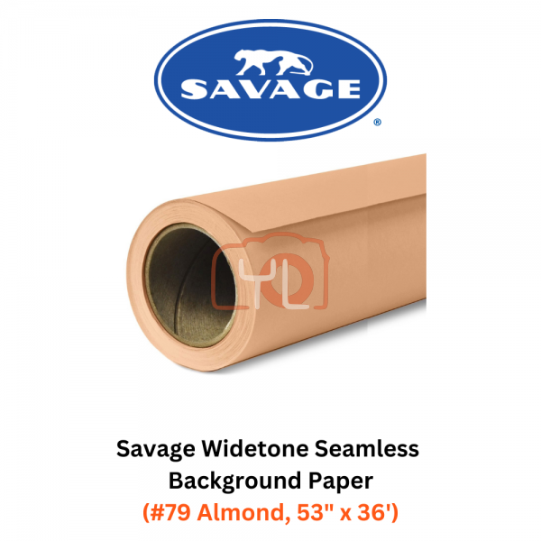 Savage Widetone Seamless Background Paper (#79 Almond, 53