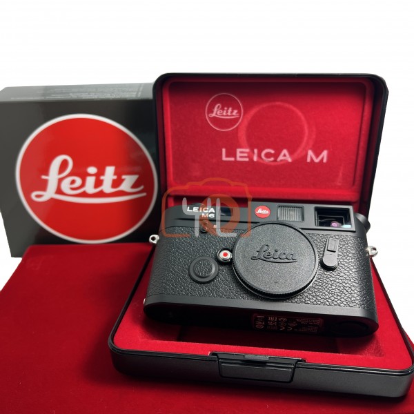 [USED PJ33] Leica M6 Black Paint Finish Film Camera 10557 (2022 Reissue Modern)  ,95% Like New Condition (S/N:5705693)