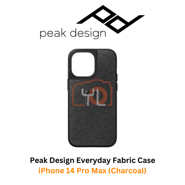 Peak Design Mobile Everyday Smartphone Case for iPhone 14 Pro Max (Charcoal)