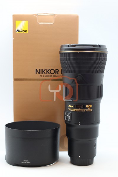 [USED-PUDU] Nikon 500mm F5.6E PF AF-S VR Lens 95%LIKE NEW CONDITION SN:230278