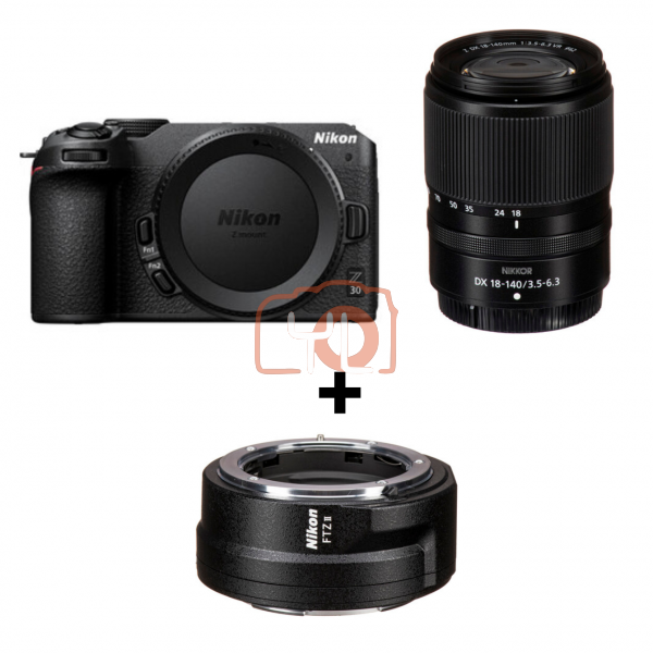 Nikon Z30 Mirrorless Camera with 18-140mm f/3.5-6.3
