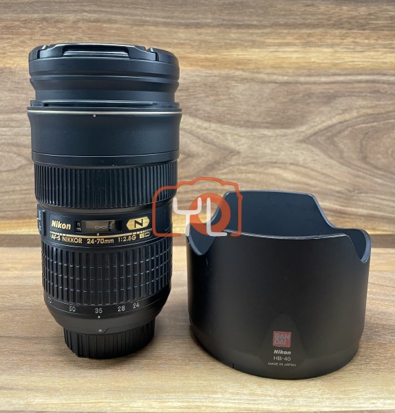 [USED @ YL LOW YAT]-Nikon AF-S 24-70mm F2.8 G ED N Lens,90% Condition Like New,S/N:560799