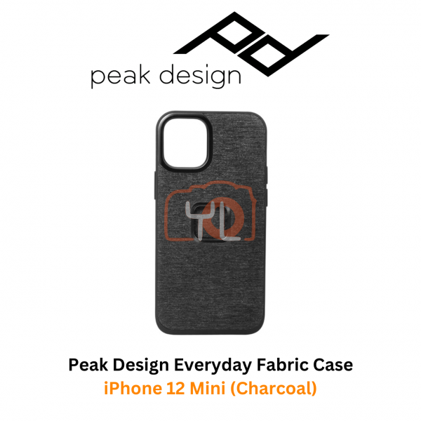 Peak Design Mobile Everyday Smartphone Case for Apple iPhone 12 Mini (Charcoal)