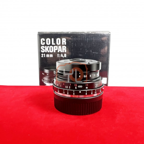 [USED-PJ33]  Voigtlander 21mm F4P Color-Skopar Lens (Leica M-MOUNT)  95%Like New Condition (S/N:18812335)