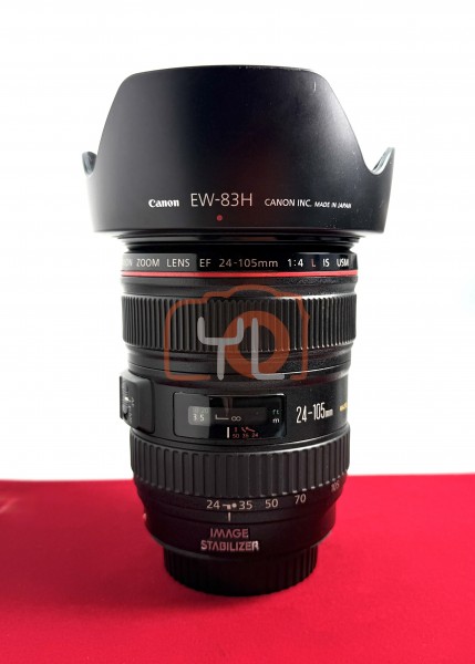 [USED-PJ33] Canon 24-105mm F4 L IS USM EF , 88% Like New Condition (S/N:4015811)