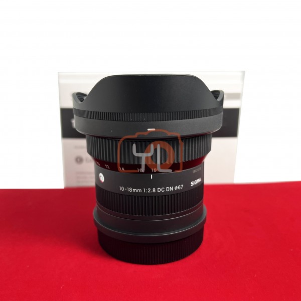 [USED-PJ33] Sigma 10-18mm F2.8 DC DN Contemporary (L-Mount), 99% Like New Condition (S/N:58033272)