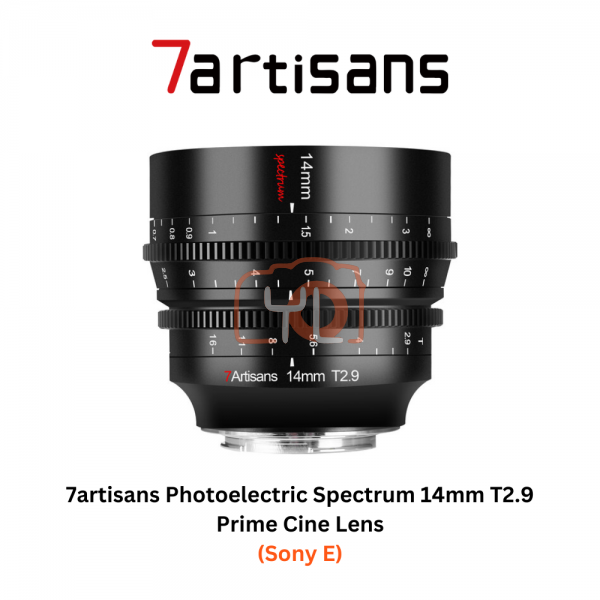 7artisans Photoelectric Spectrum 14mm T2.9 Prime Cine Lens (Sony E)