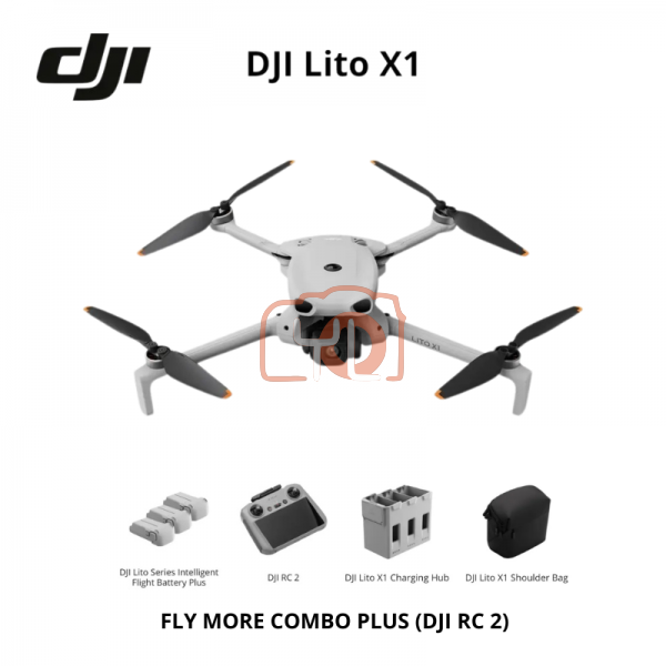 DJI Lito X1 - Fly More Combo Plus (DJI RC 2)